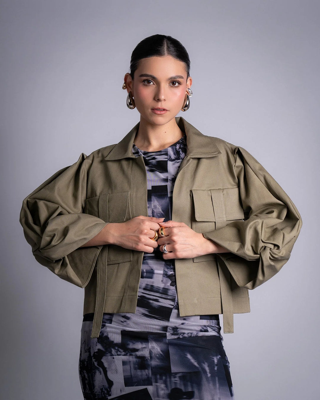 CHAQUETA FIORI VERDE PISTACHO