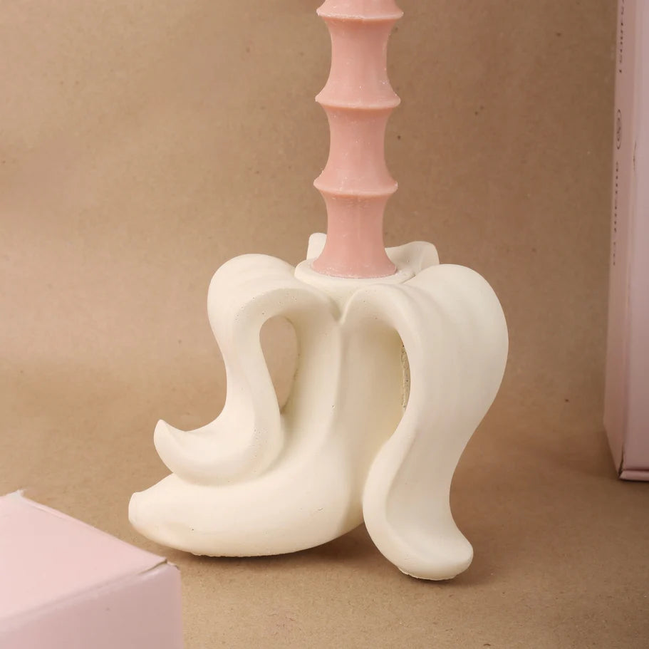 PORTA VELA HANNA BANANA BLANCA