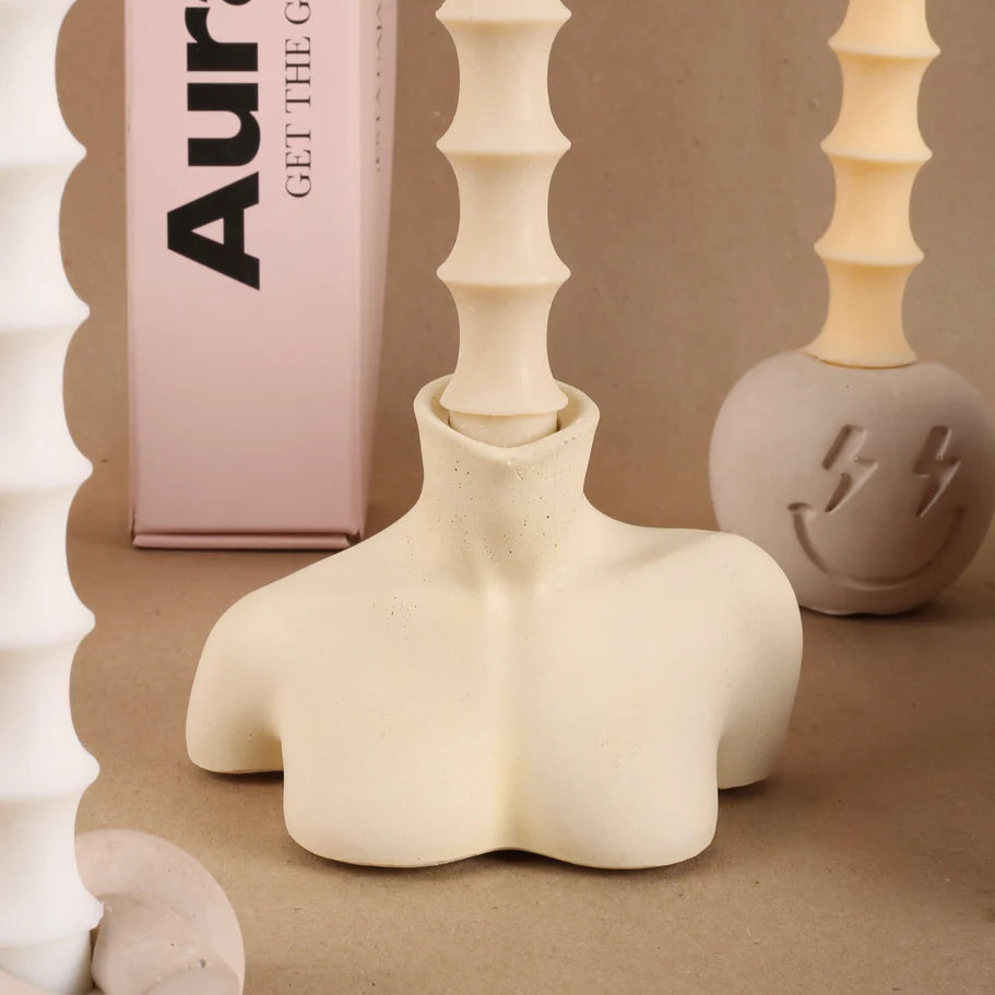 PORTA VELA BUSTO BLANCO