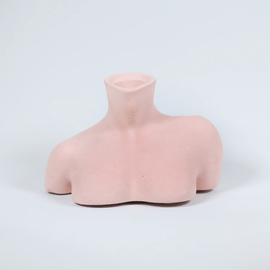 PORTA VELA BUSTO ROSADO