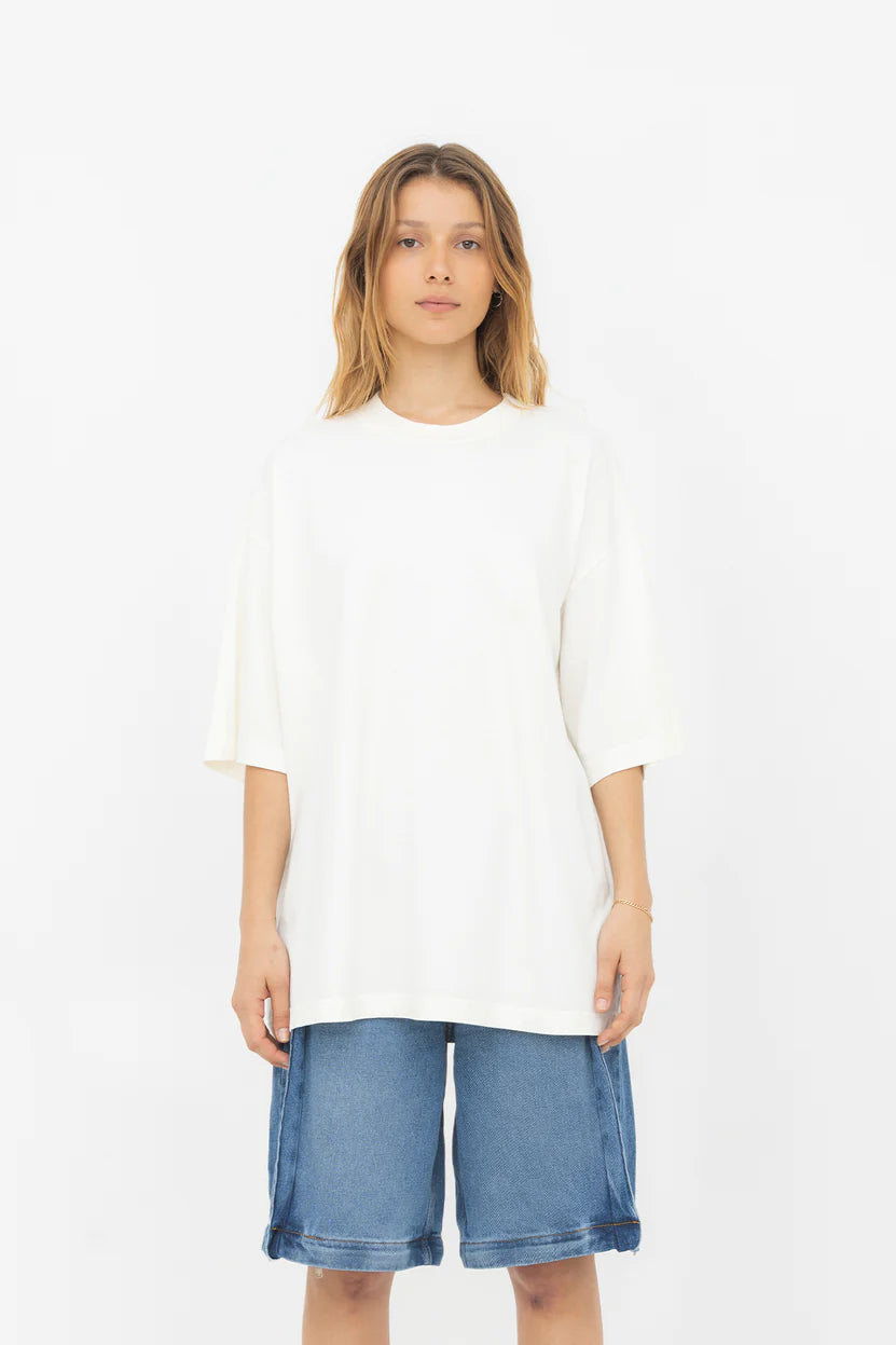 THE BLOCK T-SHIRT IVORY