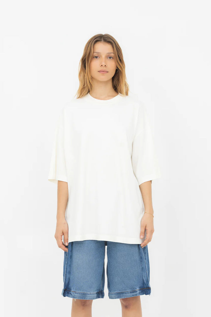 THE BLOCK T-SHIRT IVORY