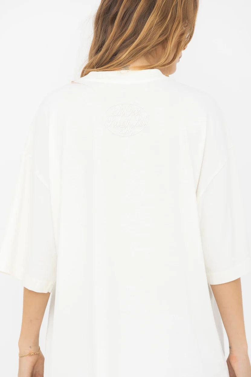 THE BLOCK T-SHIRT IVORY