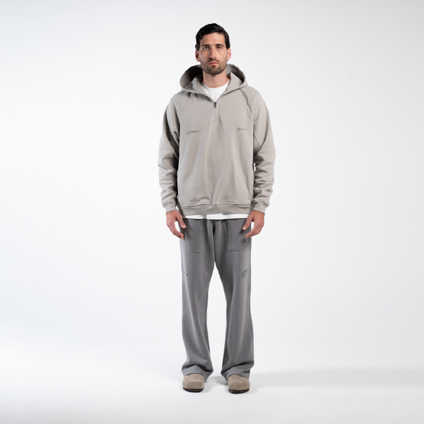 Hoddie Semioversized Abbey Stone Zipper