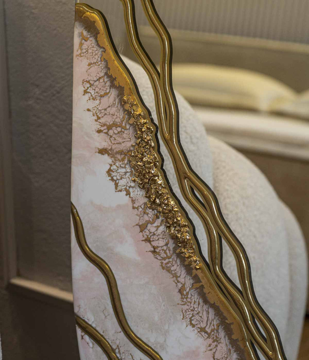 ESPEJO AFRODITA GRETA WHITE GOLD