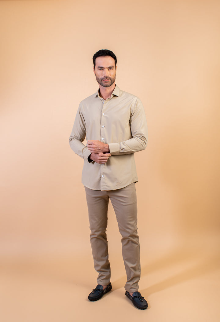 CAMISA CAQUI