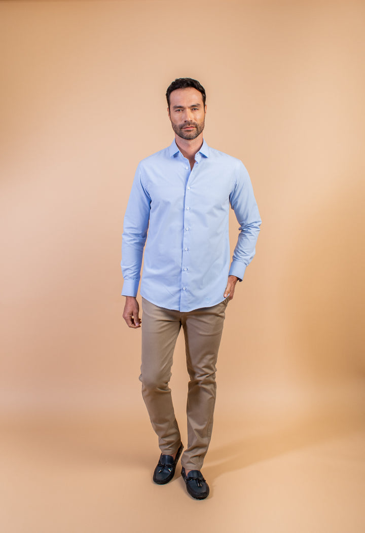CAMISA AZUL BEBE
