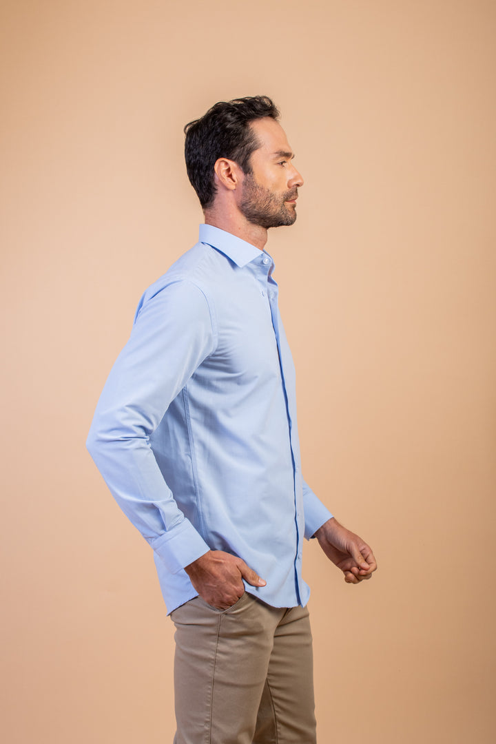 CAMISA AZUL BEBE