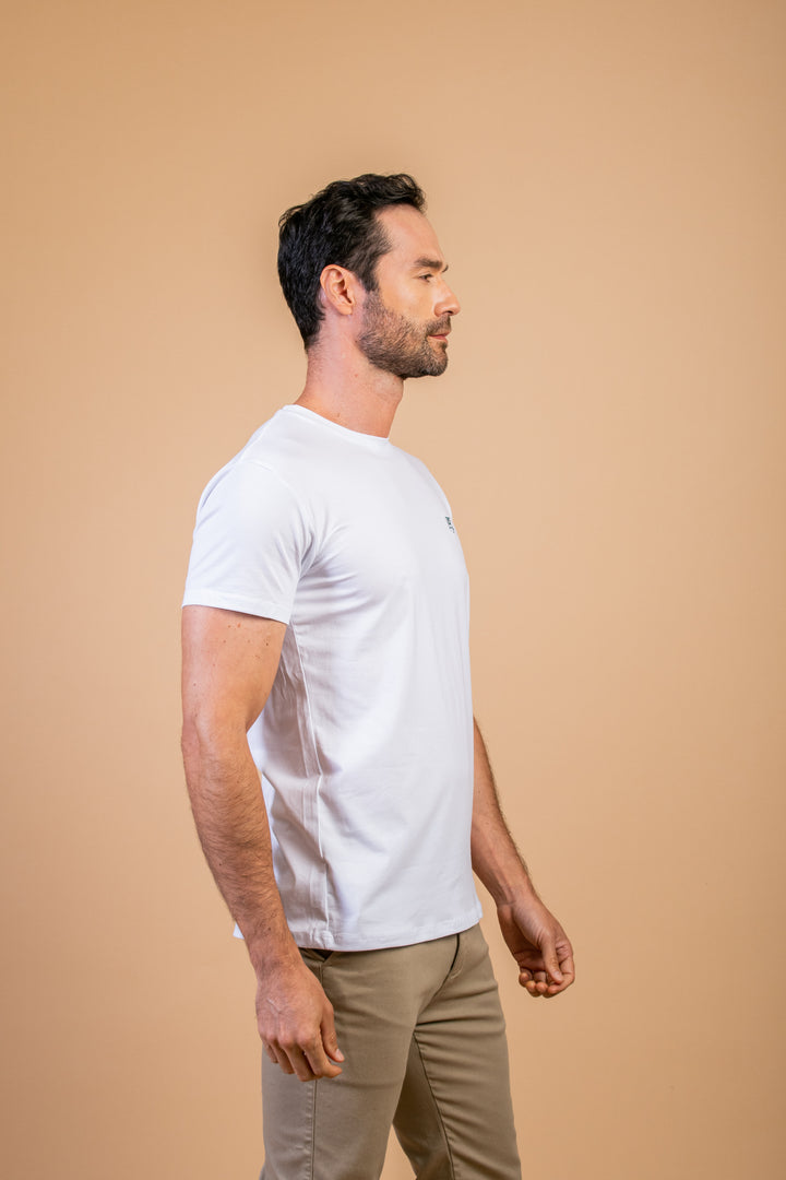 CAMISETA SLIM FIT BLANCO