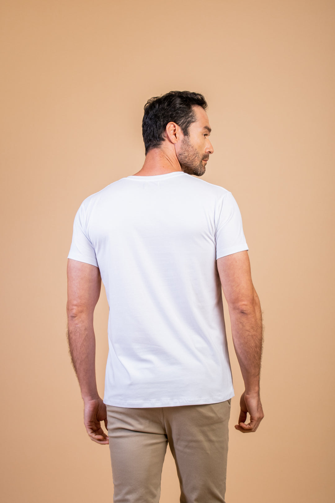 CAMISETA SLIM FIT BLANCO