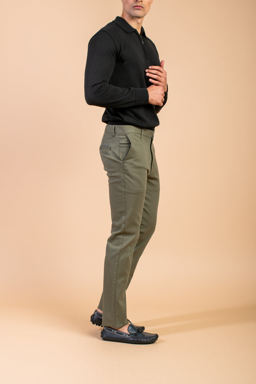 PANTALON DRILL VERDE