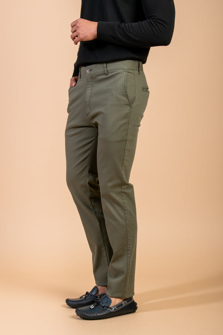 PANTALON DRILL VERDE