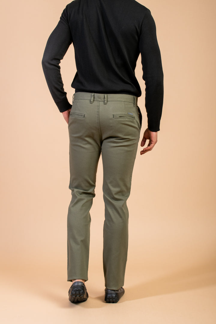 PANTALON DRILL VERDE