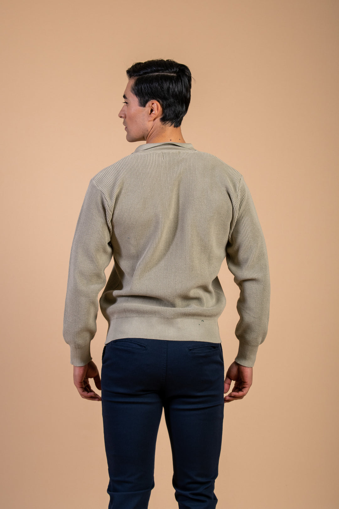 SWETER CUELLO V TABACO