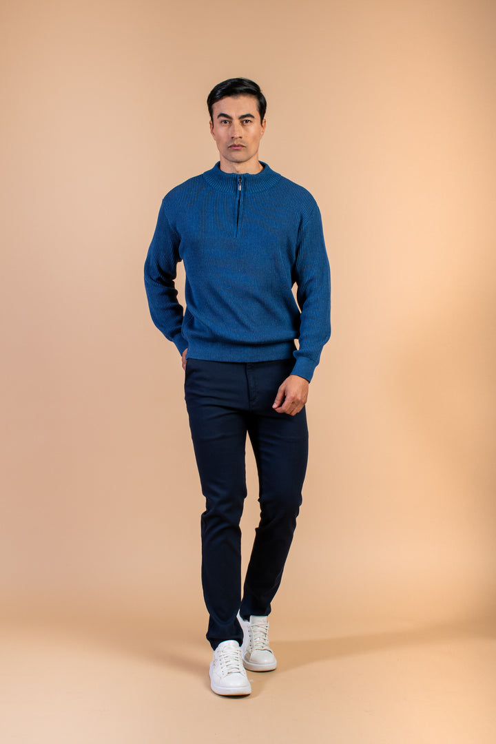 SWETER MEDIA CREMALLERA PETROLEO