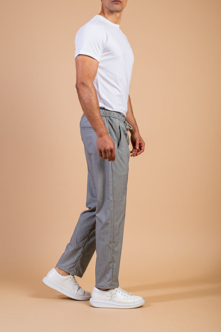 PANTALONES ELASTICOS GRIS