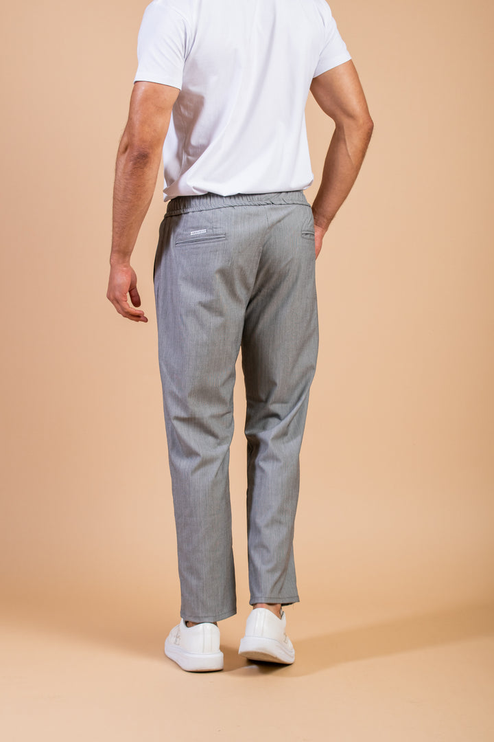 PANTALONES ELASTICOS GRIS