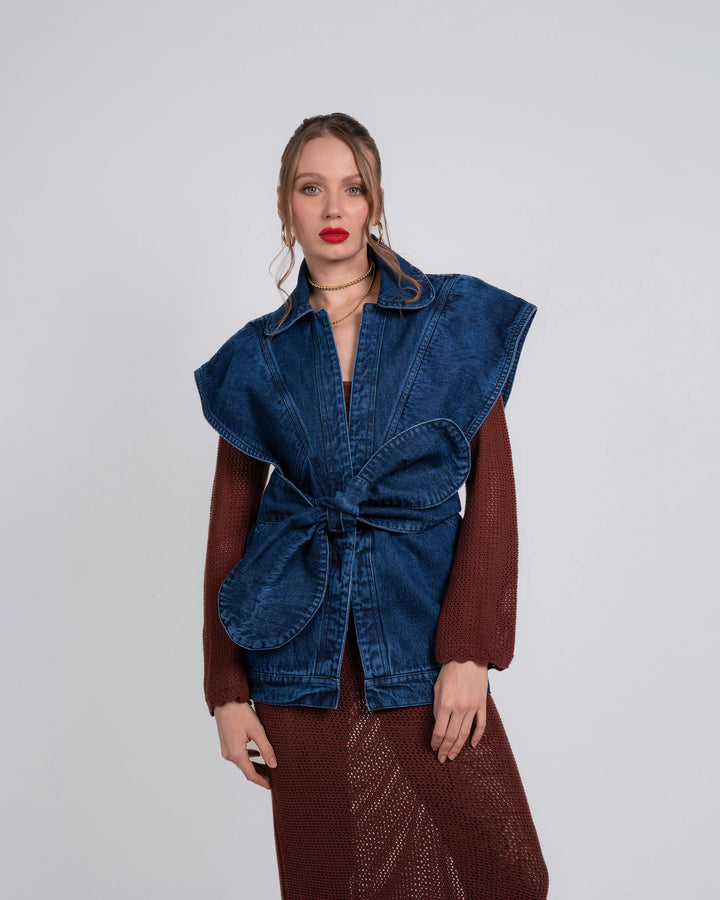 CHALECO BORA DENIM
