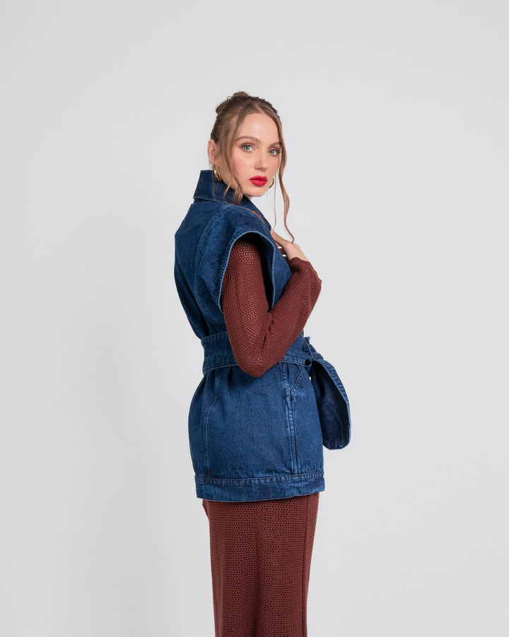 CHALECO BORA DENIM