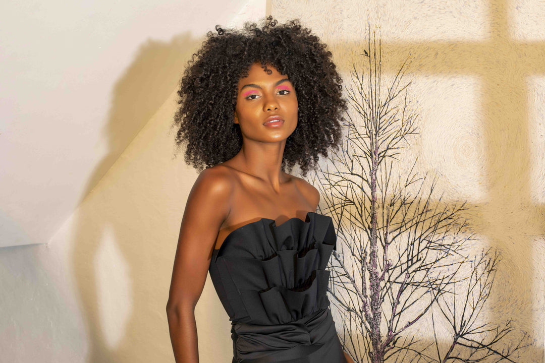 CROP TOP OPALO NEGRO