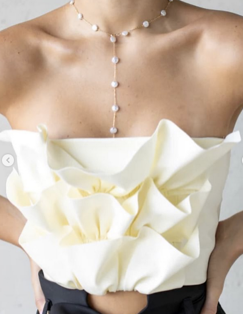 CROP TOP OPALO BEIGES
