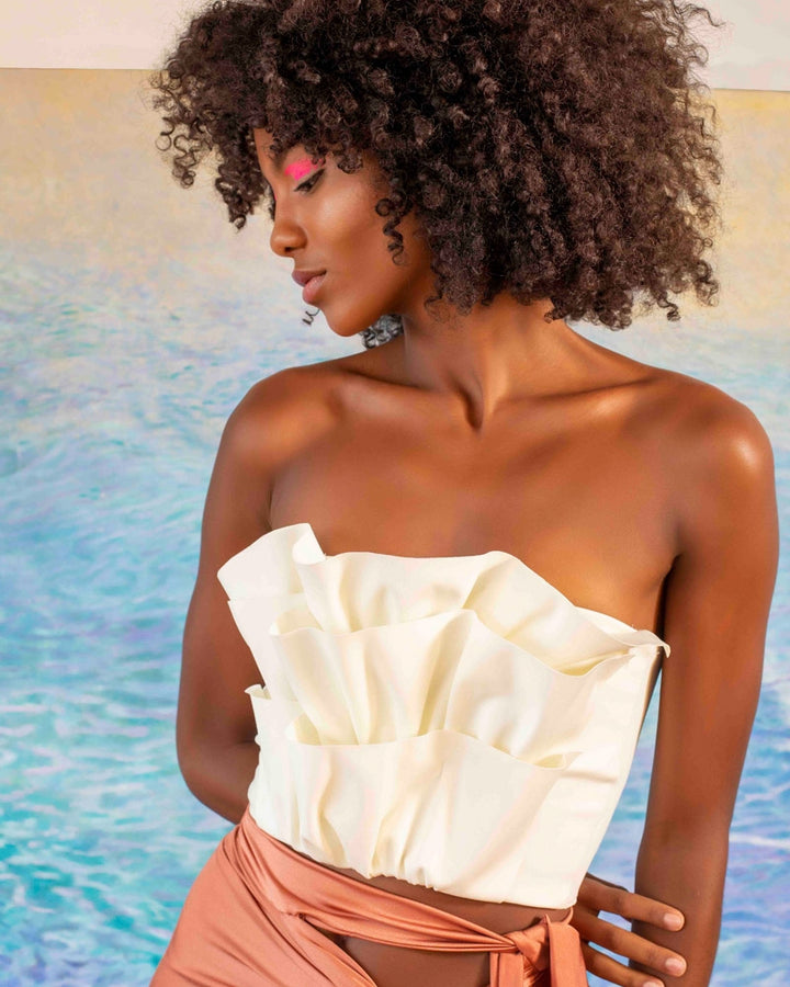 CROP TOP OPALO BEIGES
