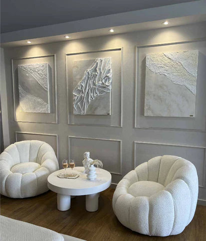 CUADROS TRIPTICO 60X40 SANTORINI