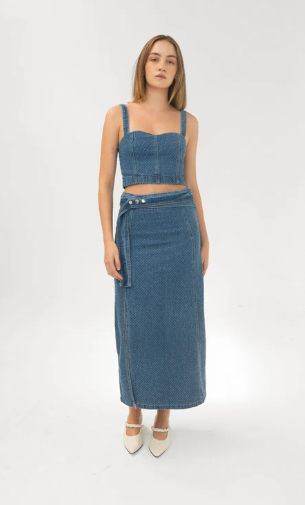 SET MESSY FALDA TOP