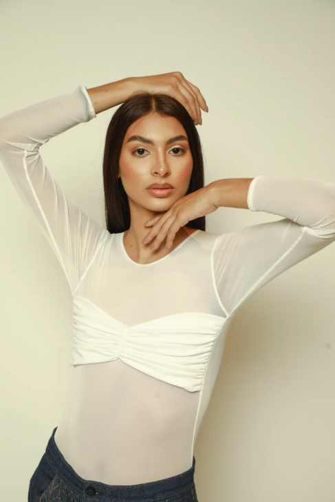 BODYSUIT MALLA BLANCO