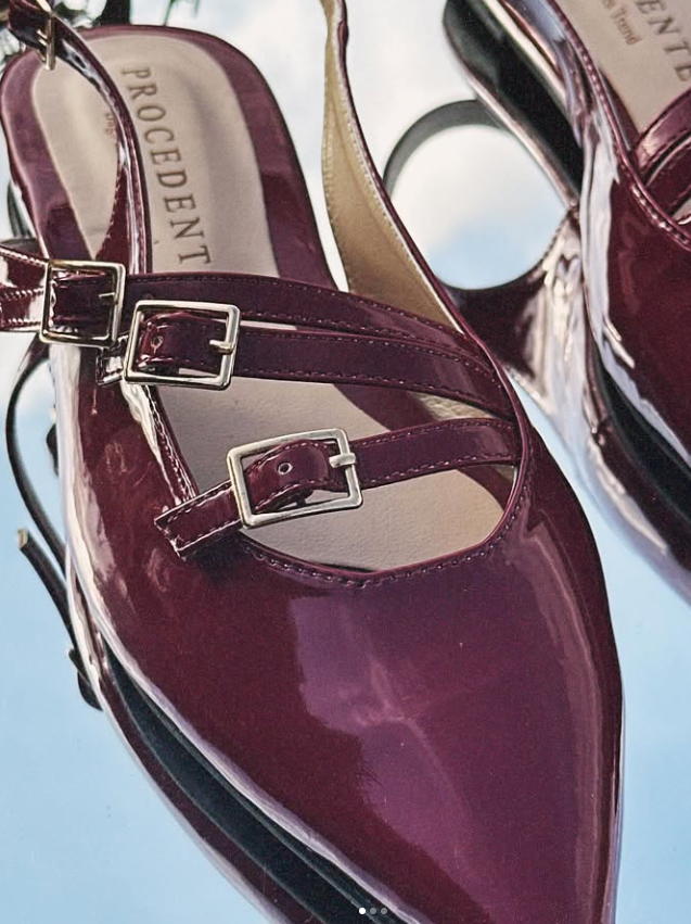 FLATS VINOTINTO HEBILLAS