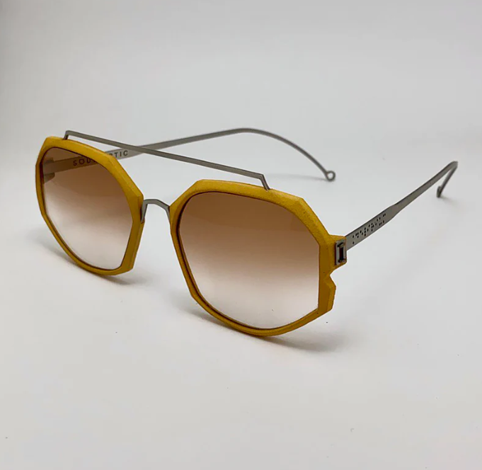 DELIRIUM FRAME MUSTARD GRADIENT BROWN LENSES