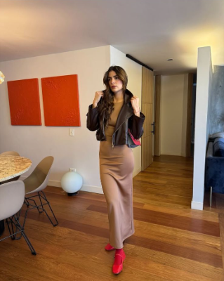 VESTIDO AMIRA MAXI COCOA