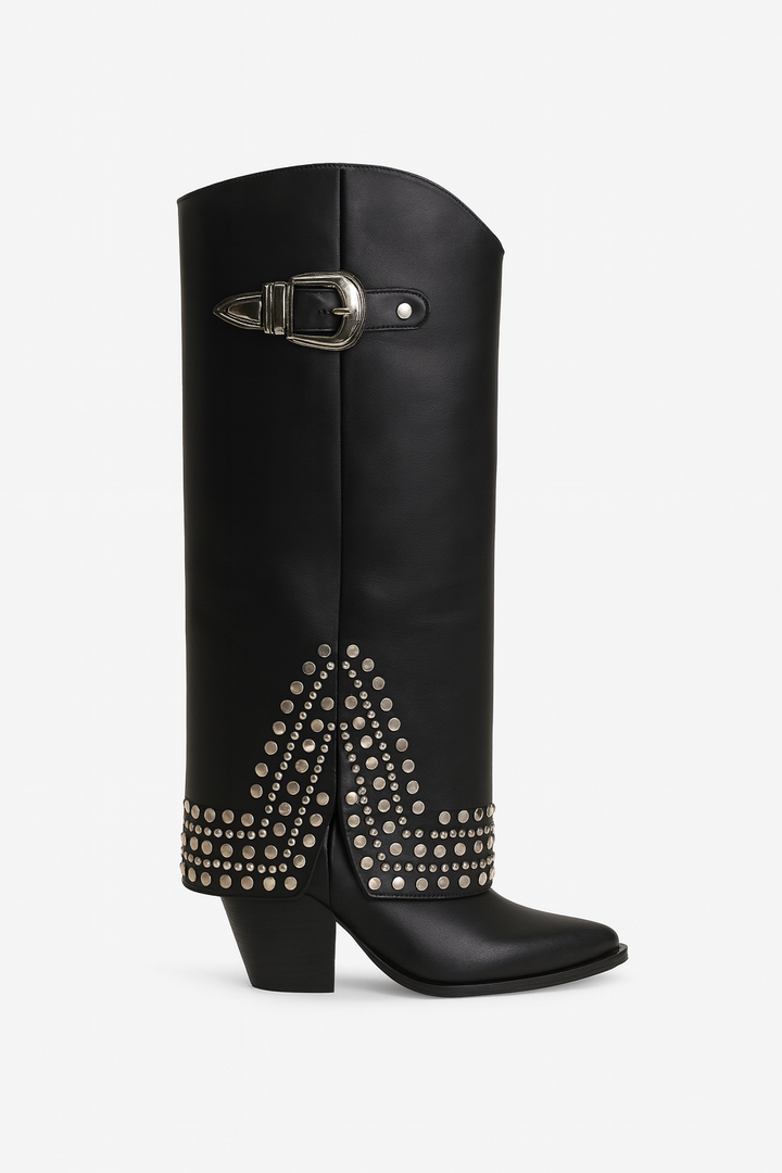 BOTAS CAÑA ALTA LOUIS NEGRA