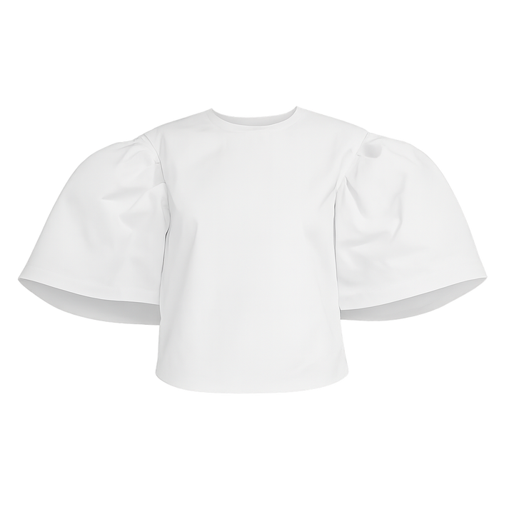CAMPANA SLEEVES TOP BLANCO