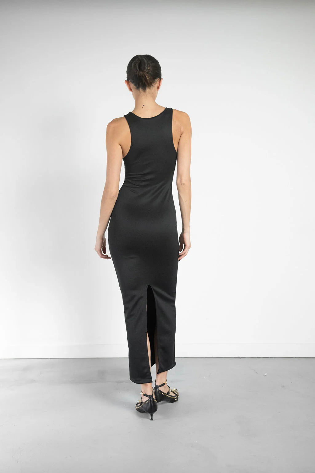 VESTIDO FYBER MAXI NEGRO