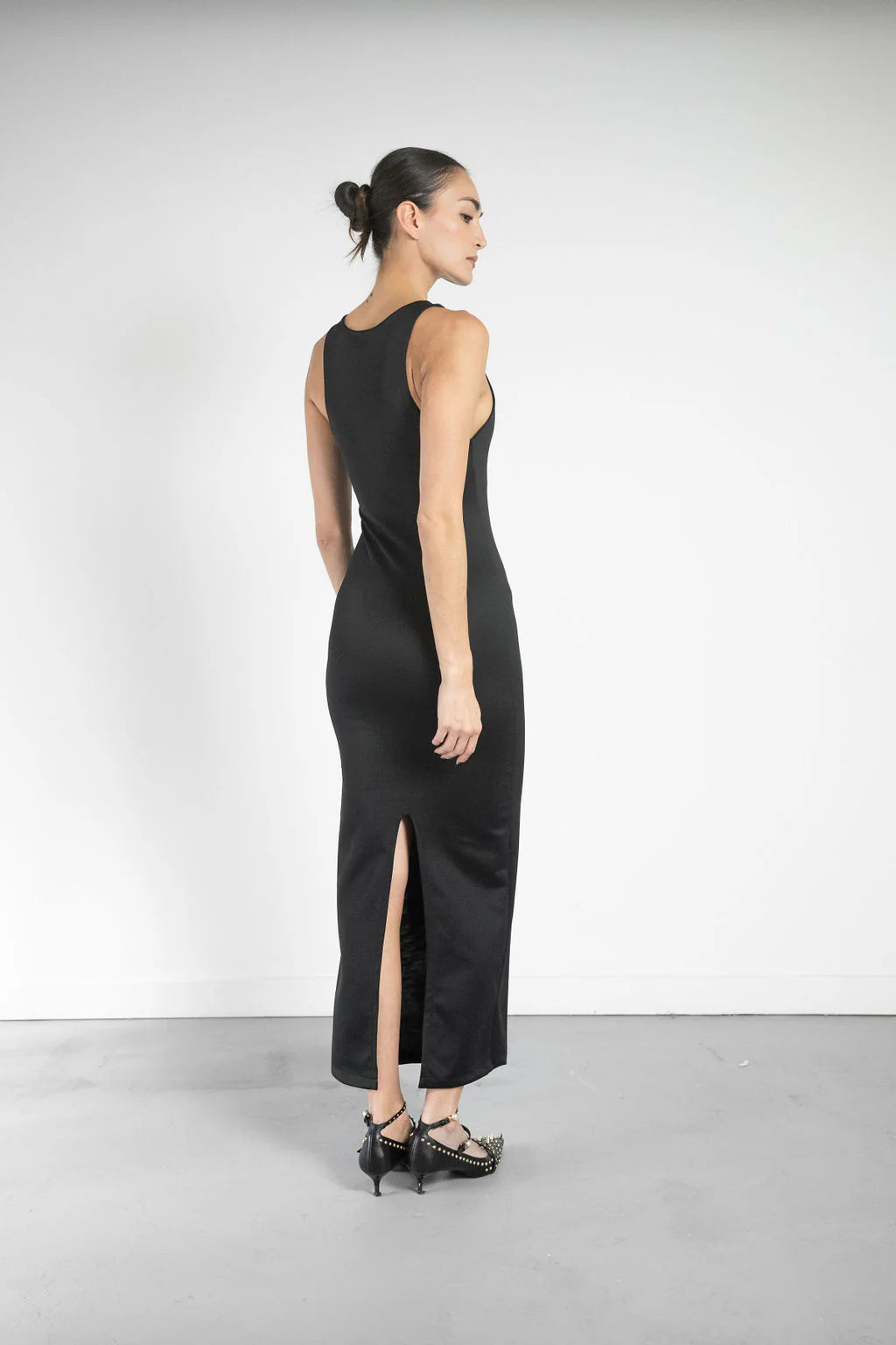 VESTIDO FYBER MAXI NEGRO