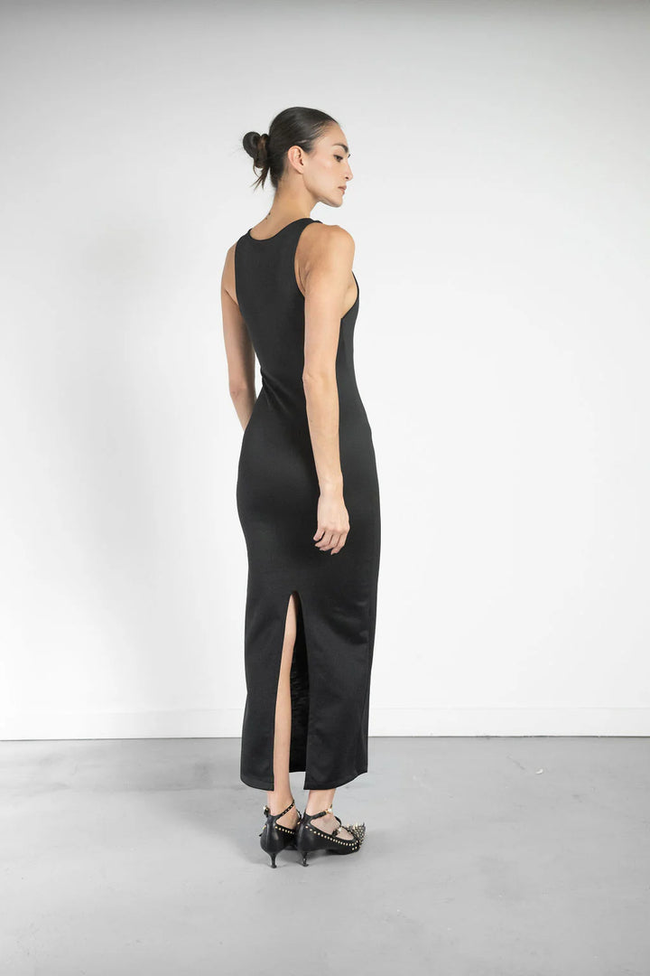 VESTIDO FYBER MAXI NEGRO