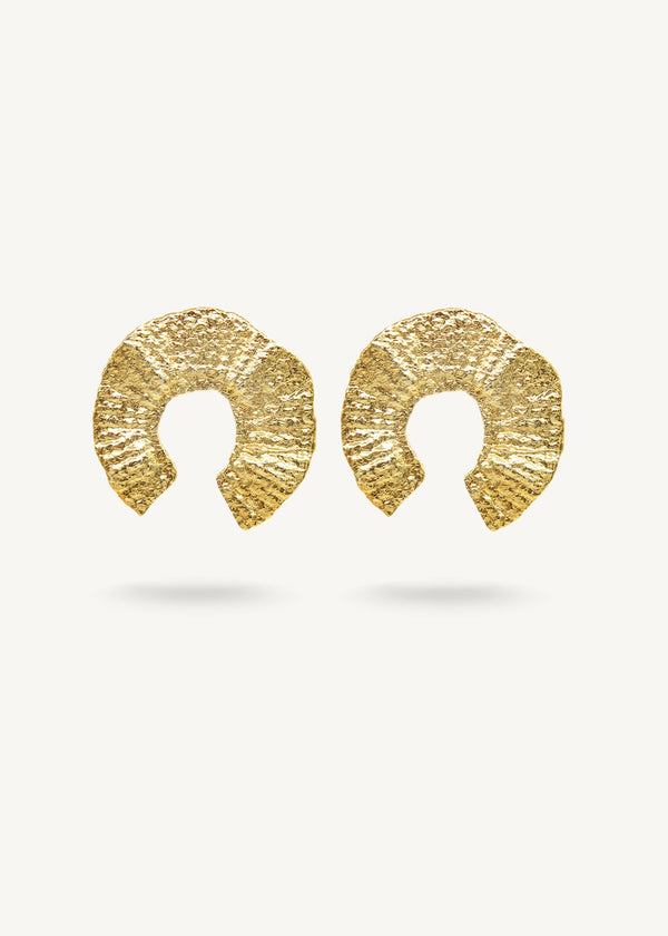 Aretes Earrings Flora Gold