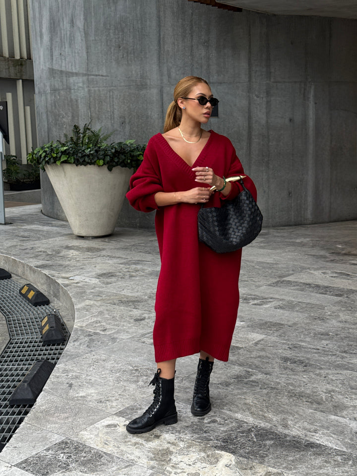 MAXI VESTIDO ROJO