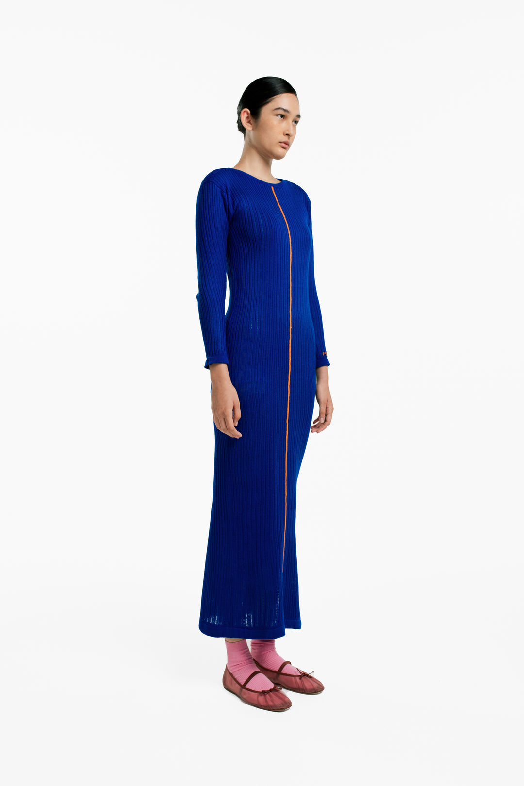 VESTIDO LARGO RIB