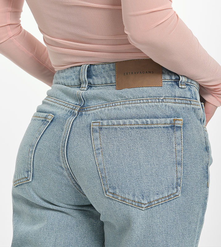 JEAN WIDE LEG AZUL CLARO
