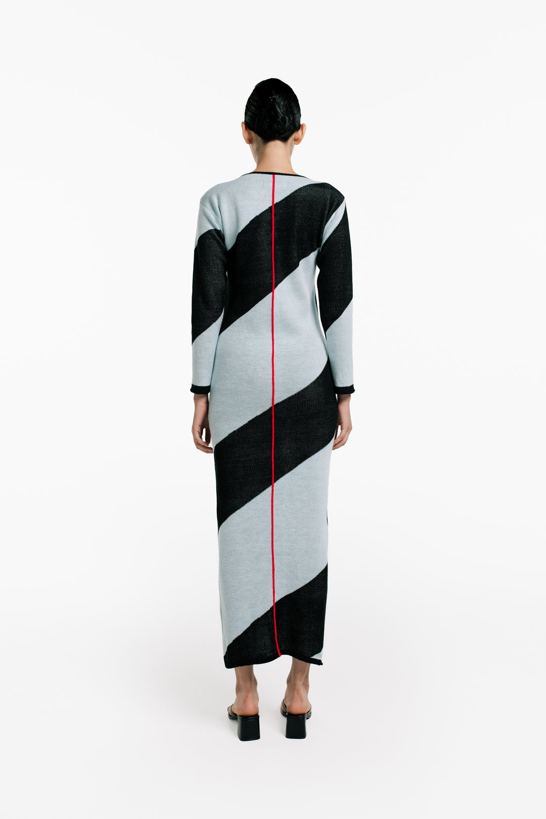 VESTIDO LARGO DIAGONAL
