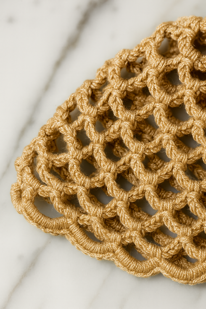 CROCHET HAT BEIGE
