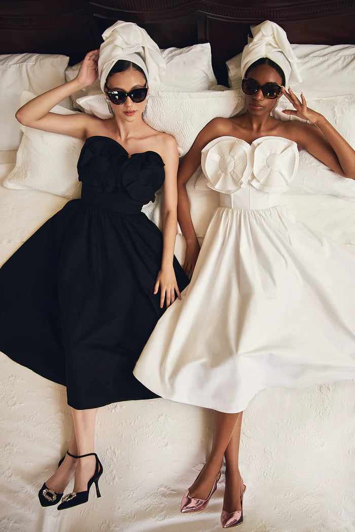 MILADY MIDI DRESS NEGRO