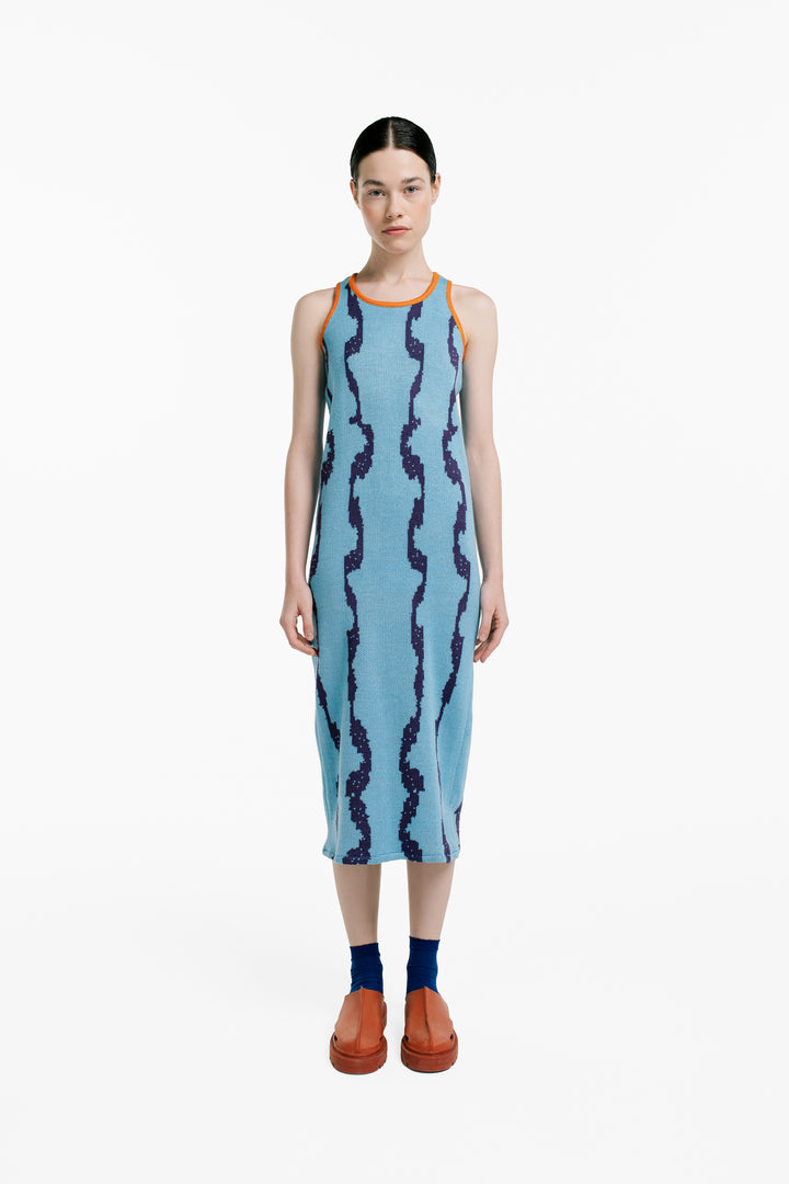 VESTIDO MIDI SERPENTINA