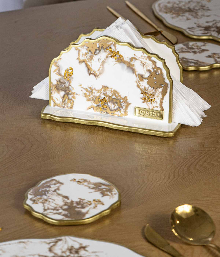 SERVILLETERO VICTORIA GRETA WHITE GOLD