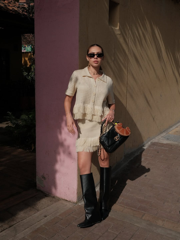 FALDA FLECOS HABANO JUJU