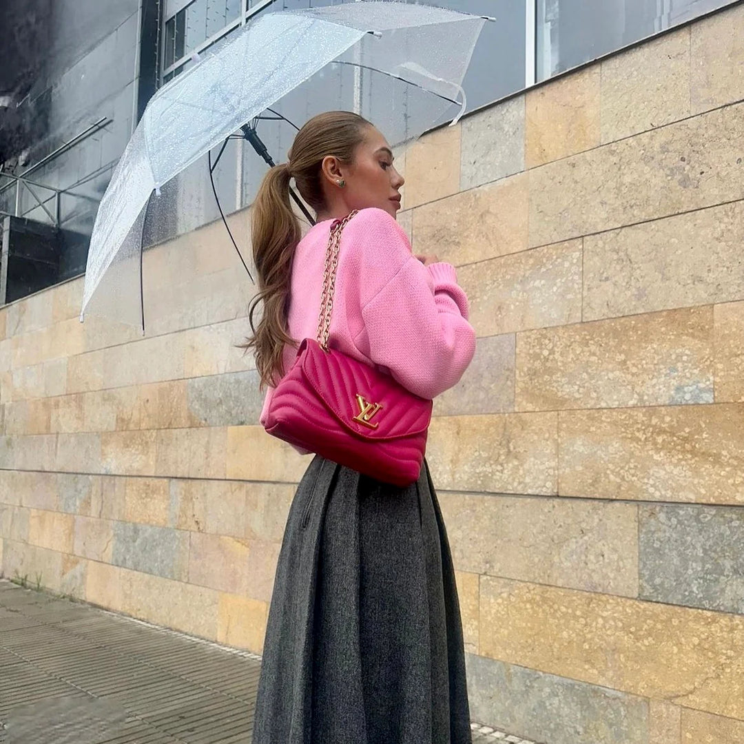 SWEATER NOT SO BASIC ROSA BARBIE