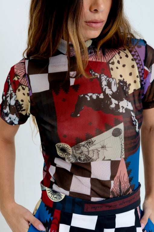 TOP CAOS MANGA CORTA