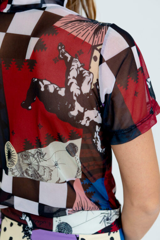 TOP CAOS MANGA CORTA